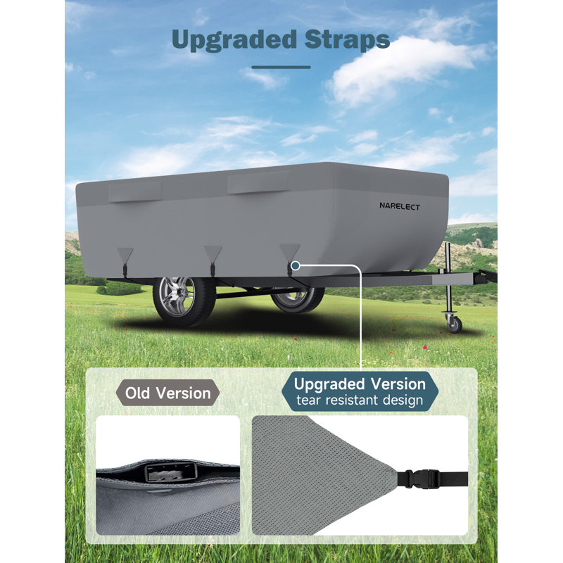 NARELECT Naralect Pop Up Folding Camper Cover, 2023 Upgraded 7 Layers